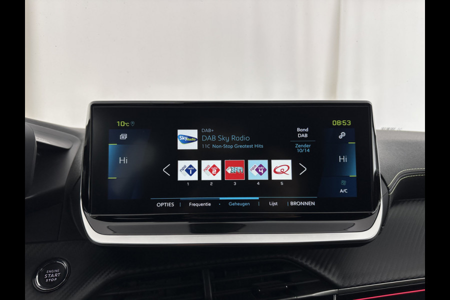 Peugeot e-208 EV GT Pack 50 kWh [ 3-Fase-11kW ] {SOH-88%] (INCL-BTW) *FULL-LED | DIGI-COCKPIT | BLINDSPOT | CAMERA | LEATHER-ALCANTARA | AMBIENTLIGHT | NAVI-FULLMAP | LANE-ASSIST | KEYLESS | DAB | CCS-FASTLOADER | HEATED-SPORTSEATS | 17''ALU*