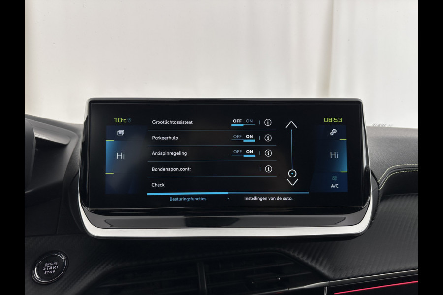 Peugeot e-208 EV GT Pack 50 kWh [ 3-Fase-11kW ] {SOH-88%] (INCL-BTW) *FULL-LED | DIGI-COCKPIT | BLINDSPOT | CAMERA | LEATHER-ALCANTARA | AMBIENTLIGHT | NAVI-FULLMAP | LANE-ASSIST | KEYLESS | DAB | CCS-FASTLOADER | HEATED-SPORTSEATS | 17''ALU*