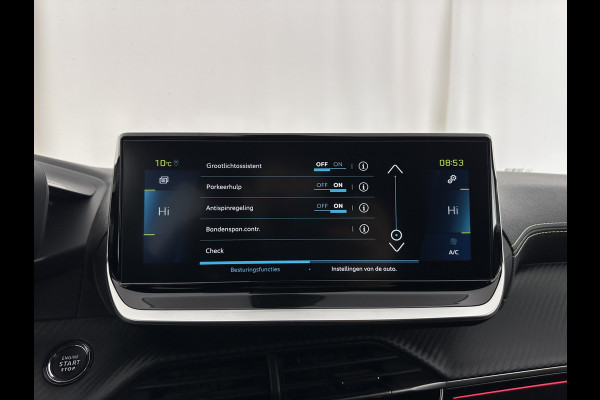 Peugeot e-208 EV GT Pack 50 kWh [ 3-Fase-11kW ] {SOH-88%] (INCL-BTW) *FULL-LED | DIGI-COCKPIT | BLINDSPOT | CAMERA | LEATHER-ALCANTARA | AMBIENTLIGHT | NAVI-FULLMAP | LANE-ASSIST | KEYLESS | DAB | CCS-FASTLOADER | HEATED-SPORTSEATS | 17''ALU*