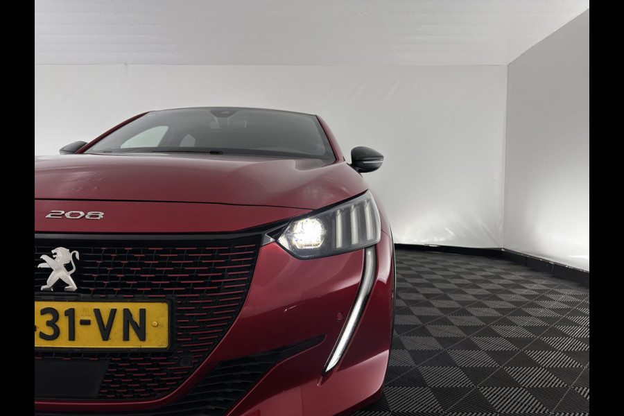 Peugeot e-208 EV GT Pack 50 kWh [ 3-Fase-11kW ] {SOH-88%] (INCL-BTW) *FULL-LED | DIGI-COCKPIT | BLINDSPOT | CAMERA | LEATHER-ALCANTARA | AMBIENTLIGHT | NAVI-FULLMAP | LANE-ASSIST | KEYLESS | DAB | CCS-FASTLOADER | HEATED-SPORTSEATS | 17''ALU*