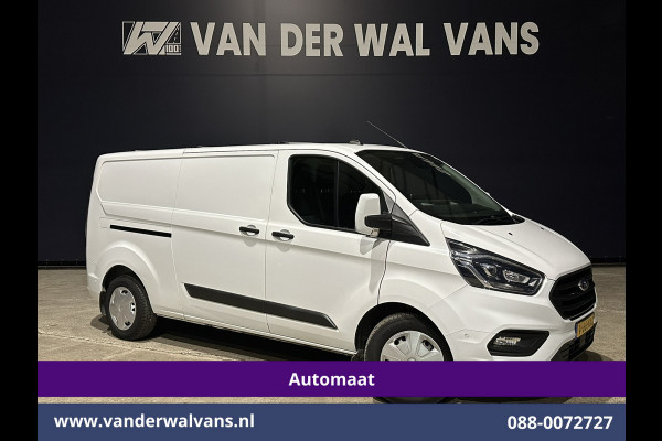 Ford Transit Custom 2.0 TDCI 131pk Automaat L2H1 Euro6 Airco | Xenon | Camera | Apple Carplay | LED | Adaptive Cruisecontrol | Trekhaak Android Auto, Stoelverwarming, Verwarmde voorruit, Dakdragers, Parkeersensoren, Bijrijdersbank, Achterklep