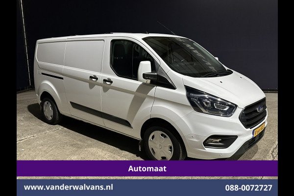 Ford Transit Custom 2.0 TDCI 131pk Automaat L2H1 Euro6 Airco | Xenon | Camera | Apple Carplay | LED | Adaptive Cruisecontrol | Trekhaak Android Auto, Stoelverwarming, Verwarmde voorruit, Dakdragers, Parkeersensoren, Bijrijdersbank, Achterklep