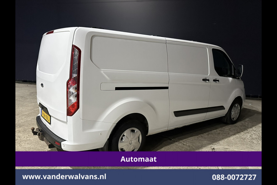 Ford Transit Custom 2.0 TDCI 131pk Automaat L2H1 Euro6 Airco | Xenon | Camera | Apple Carplay | LED | Adaptive Cruisecontrol | Trekhaak Android Auto, Stoelverwarming, Verwarmde voorruit, Dakdragers, Parkeersensoren, Bijrijdersbank, Achterklep