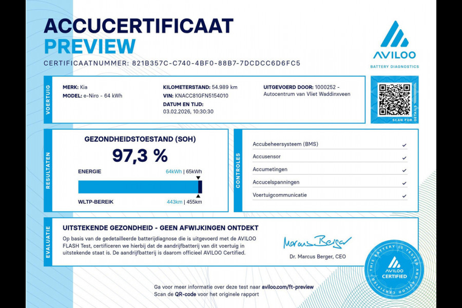Kia e-Niro DynamicPlusLine 64 kWh l Stoel verwarming l Stuurwiel verwarming l 3 Fase l Trekhaak