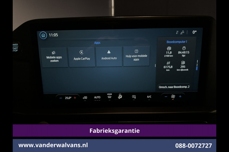 Ford Transit Custom 2.0 TDCI L2H1 Fabrieksgarantie Euro6 Airco | Camera | Apple Carplay | Cruisecontrol | LED Android Auto, Verwarmde voorruit, Parkeersensoren, Bijrijdersbank