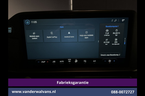 Ford Transit Custom 2.0 TDCI L2H1 Fabrieksgarantie Euro6 Airco | Camera | Apple Carplay | Cruisecontrol | LED Android Auto, Verwarmde voorruit, Parkeersensoren, Bijrijdersbank