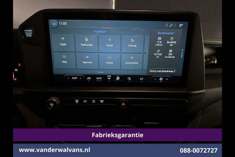 Ford Transit Custom 2.0 TDCI L2H1 Fabrieksgarantie Euro6 Airco | Camera | Apple Carplay | Cruisecontrol | LED Android Auto, Verwarmde voorruit, Parkeersensoren, Bijrijdersbank