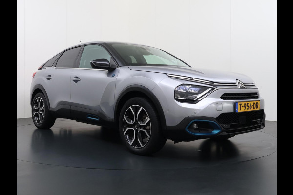Citroën Ë-C4 Shine 50 kWh SOH 98% 3-FASE LADER | stuur + stoel verwarming | trekhaak | head-up display | Camera | keyles start & go | dodehoek | Rijklaar geleverd met 12 maanden BOVAG-garantie