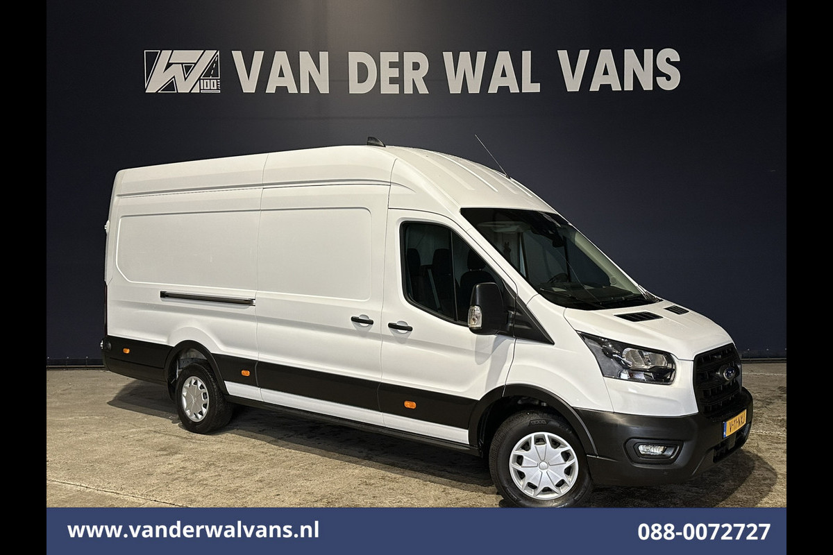 Ford Transit 2.0 TDCI 131pk L4H3 Jumbo Euro6 Airco | Camera | Cruisecontrol | Stoelverwarming | Verwarmde voorruit Parkeersensoren, Bijrijdersbank