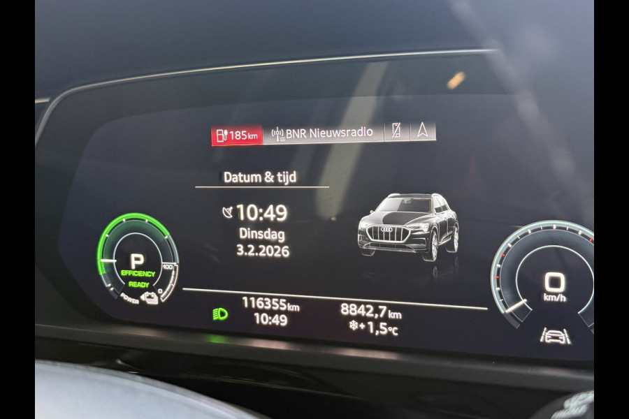 Audi e-tron Sportback 50 quattro edition 71 kWh | SoH 92% | Leder | Stoelverwarming | Navi | Luchtvering | Virtual Cockpit