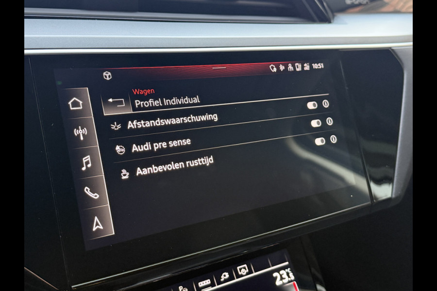 Audi e-tron Sportback 50 quattro edition 71 kWh | SoH 92% | Leder | Stoelverwarming | Navi | Luchtvering | Virtual Cockpit