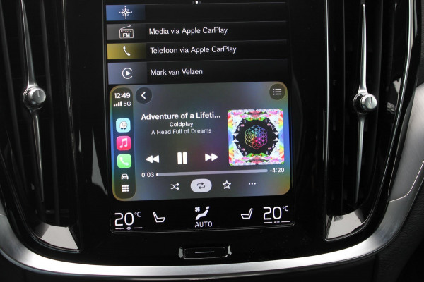 Volvo V60 B3 163PK Automaat Momentum Advantage Lederen bekleding / Apple Carplay / Cruise control / Stoelverwarming / Stuurwielverwarming / lichtmetalen velgen / Road Sign information