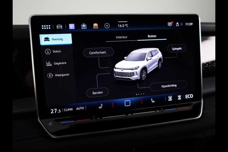 Volkswagen Tayron 1.5 eHybrid R-Line Edition 204 pk Automaat (DSG) | Verlengde garantie | Navigatie | Panoramadak | Trekhaak (wegklapbaar) | Parkeersensoren (Park assist) | Rondomzicht camera | Black Style pakket | R-Line |