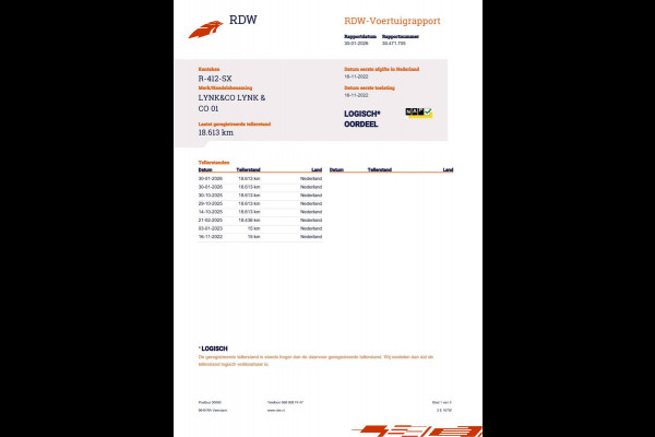 Lynk & Co 01 1.5 262pk PHEV 360 Camera BTW NL-Auto NAP Panoramadak Clima Cruise Navi Carplay 20"LMV El. Klep