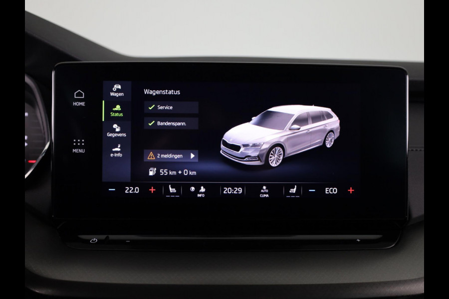 Škoda Octavia Combi 1.4 TSI iV PHEV Business Edition 204 pk Automaat (DSG) | Verlengde garantie | Navigatie | Parkeersensoren | Adaptieve cruise control | Stoelverwarming |