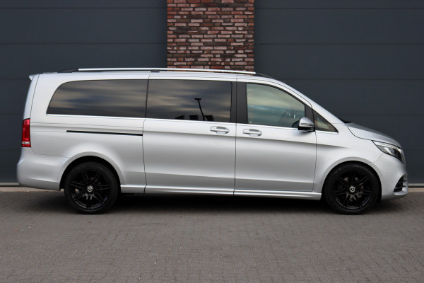 Mercedes-Benz V-Klasse 300d Extra Lang DC AMG Line | Avantgarde | Burmester | Trekhaak | Leder | Sfeerverlichting | Dodehoekassistent | Surround Camera | Spoorassistent | Stoelverwarming | Intelligent Light System |