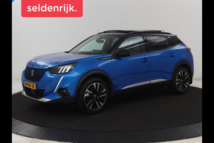 Peugeot e-2008 EV GT Pack 50 kWh | 3-Fase | Panoramadak | Stoelverwarming | Trekhaak | Adaptive cruise | Leder/Alcantara | Carplay | Keyless | Digital Cockpit | Navigatie | Full LED