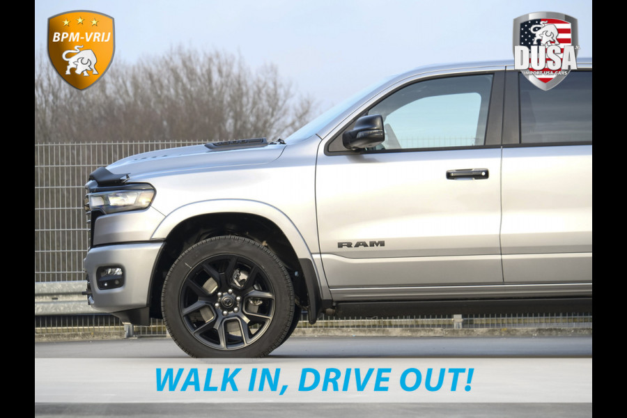 Dodge Ram 1500 | Laramie | Premium | 3.0L I6 Hurricane | Crew Cab | 4X4 | | BPM-VRIJ | Niveau regeling | Passenger Display | Getoonde accessoires zijn verkrijgbaar tegen meerprijs