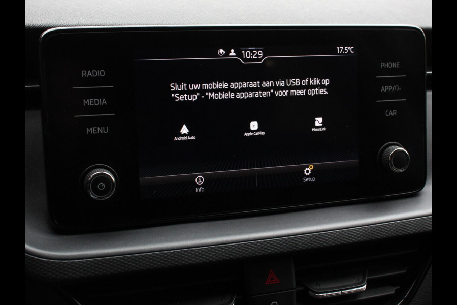 Škoda Kamiq 1.0 TSI 110pk DSG Dynamic | Navigatie | Apple Carplay/Android Auto | Camera | Adaptive Cruise Control | Stoelverwarming | Ledverlichting