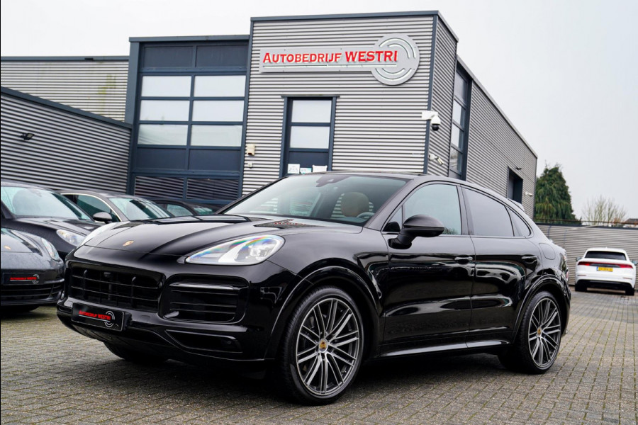 Porsche Cayenne Coupé 3.0 E-Hybrid Platinum Edition | Sport Design | Massage | Adaptieve cruise | Dealer onderhouden | 22 inch |