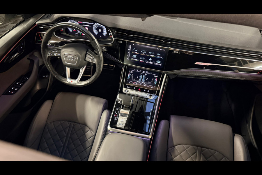 Audi Q8 55 TFSI e quattro |3X S Line|ABT|PANO|SOFTCLOSE|B&O|360CAM|DEALER ONDERHOUDEN| LUCHTVERING |23 INCH|PLUG IN|340PK|BOMVOL!