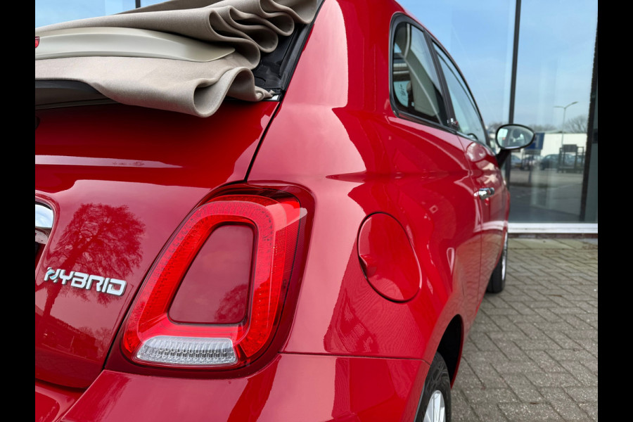 Fiat 500C 1.0 Hybrid Dolcevita - Navi - Airco - Parkeerhulp - 15"LMV