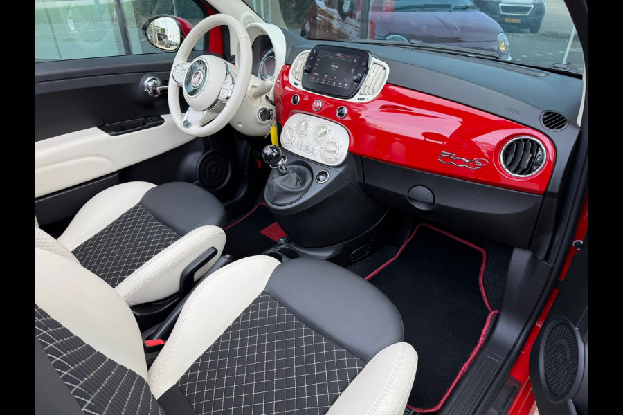 Fiat 500C 1.0 Hybrid Dolcevita - Navi - Airco - Parkeerhulp - 15"LMV