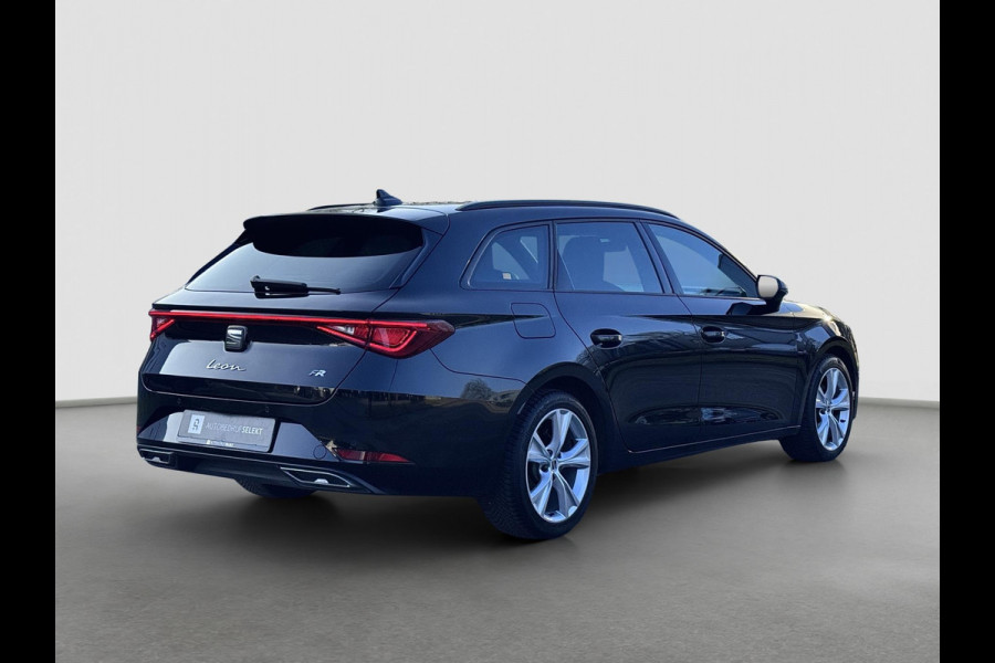 Seat Leon Sportstourer 1.0 eTSI FR | Carplay | Virtual | DAB+ | Navi | Sfeerverlichting | Dealer onderhouden | Allseason banden