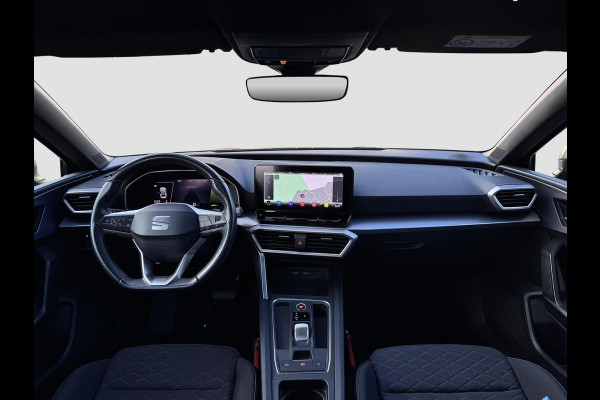 Seat Leon Sportstourer 1.0 eTSI FR | Carplay | Virtual | DAB+ | Navi | Sfeerverlichting | Dealer onderhouden | Allseason banden
