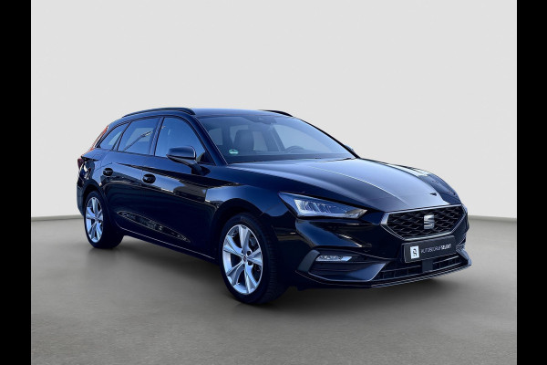 Seat Leon Sportstourer 1.0 eTSI FR | Carplay | Virtual | DAB+ | Navi | Sfeerverlichting | Dealer onderhouden | Allseason banden