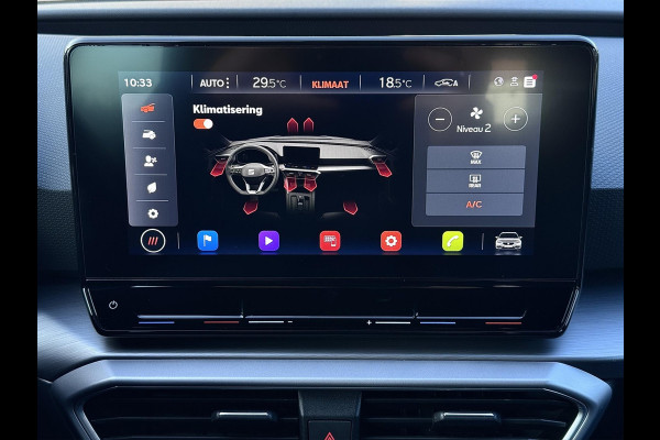 Seat Leon Sportstourer 1.0 eTSI FR | Carplay | Virtual | DAB+ | Navi | Sfeerverlichting | Dealer onderhouden | Allseason banden