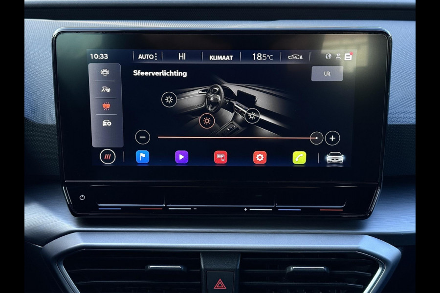 Seat Leon Sportstourer 1.0 eTSI FR | Carplay | Virtual | DAB+ | Navi | Sfeerverlichting | Dealer onderhouden | Allseason banden