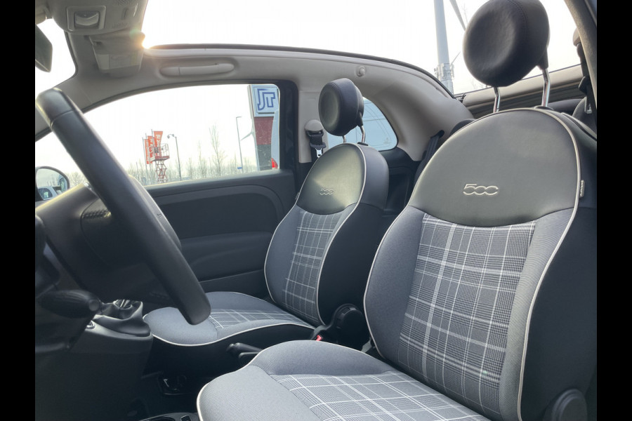 Fiat 500C TwinAir Turbo Lounge | Navigatie | Cruise Control | 16" velgen