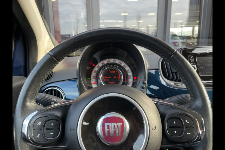 Fiat 500C TwinAir Turbo Lounge | Navigatie | Cruise Control | 16" velgen