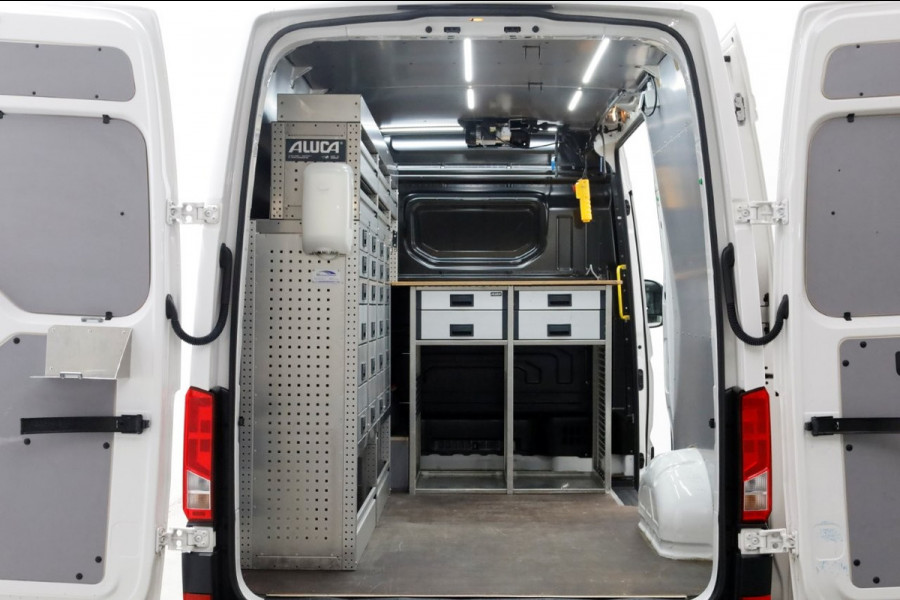 Volkswagen Crafter 35 2.0 TDI 140pk L3H3 (L2H2) Airco/Inrichting/230V/Standkachel 11-2021