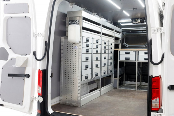 Volkswagen Crafter 35 2.0 TDI 140pk L3H3 (L2H2) Airco/Inrichting/230V/Standkachel 11-2021