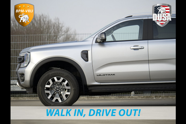 Ford Ranger 2.3 Double Cab Wildtrak PHEV  | Plug-in Hybrid | Iconic Silver Getoonde accessoires zijn verkrijgbaar tegen meerprijs