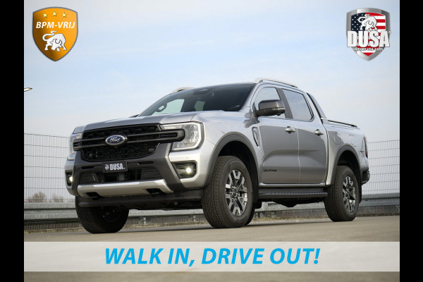 Ford Ranger 2.3 Double Cab Wildtrak PHEV  | Plug-in Hybrid | Iconic Silver Getoonde accessoires zijn verkrijgbaar tegen meerprijs