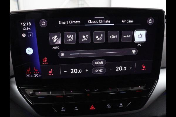 Volkswagen ID.4 Max 77 kWh | Panoramadak | Stoelverwarming | Head-Up | Warmtepomp | 360 Camera | Trekhaak | Sfeerverlichting | Half leder | Matrix LED | Carplay | Adaptive cruise | Memory | Keyless | Massage