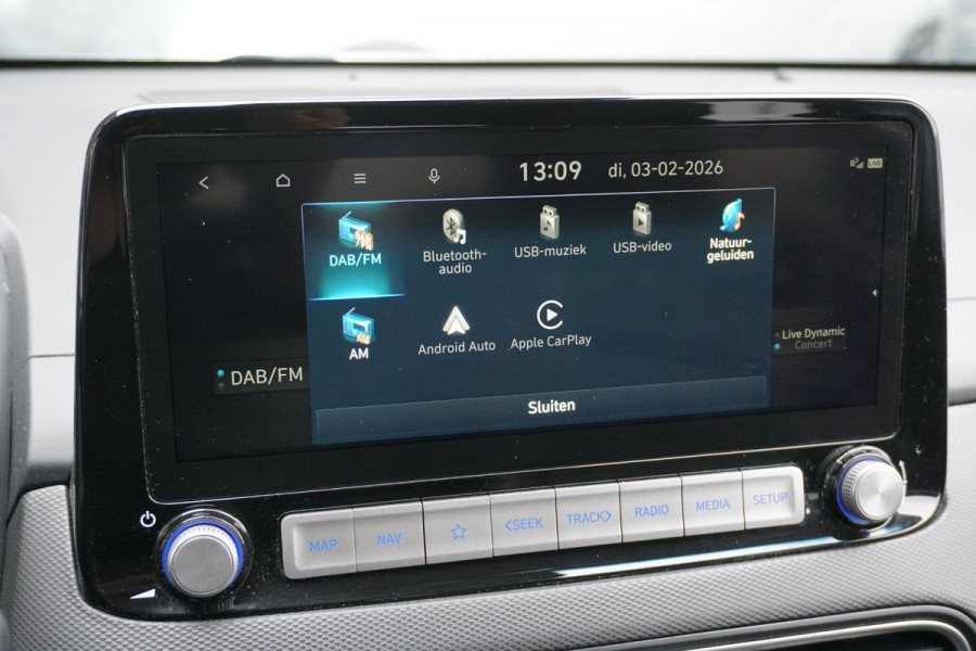 Hyundai Kona EV Premium 64 kWh + LEDER / DODEHOEK  / STUURWIEL VERWARMING