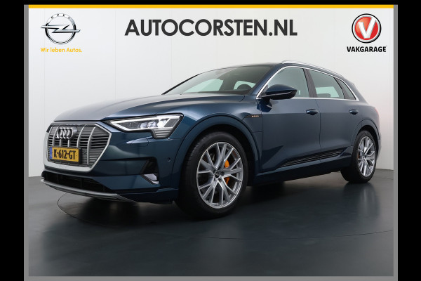 Audi e-tron 55 Quattro 95kWh Camera Panoramadak Adap.Cruise Trekhaak Navi Ecc Leder Business Edition Plus SOH 91% Elek.Stoelen+Verwarmd Keyless Rijstrooksensor AWD 4WD Elek.Achterklep 1e Eigenaar Origineel Nederlandse Auto Dealeronderhouden