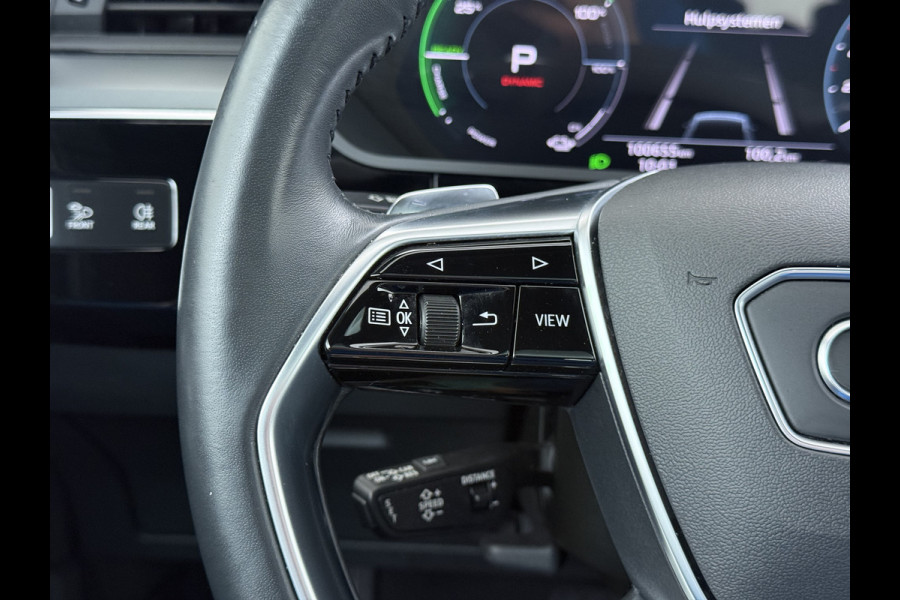 Audi e-tron 55 Quattro 95kWh Camera Panoramadak Adap.Cruise Trekhaak Navi Ecc Leder Business Edition Plus SOH 91% Elek.Stoelen+Verwarmd Keyless Rijstrooksensor AWD 4WD Elek.Achterklep 1e Eigenaar Origineel Nederlandse Auto Dealeronderhouden