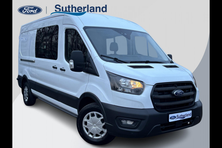 Ford Transit 350 2.0 TDCI L3H2 DC | Dubbele Cabine | Trend | SCI | 6 persoons | 170pk | Airco | Trekhaak