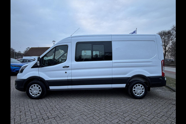 Ford Transit 350 2.0 TDCI L3H2 DC | Dubbele Cabine | Trend | SCI | 6 persoons | 170pk | Airco | Trekhaak