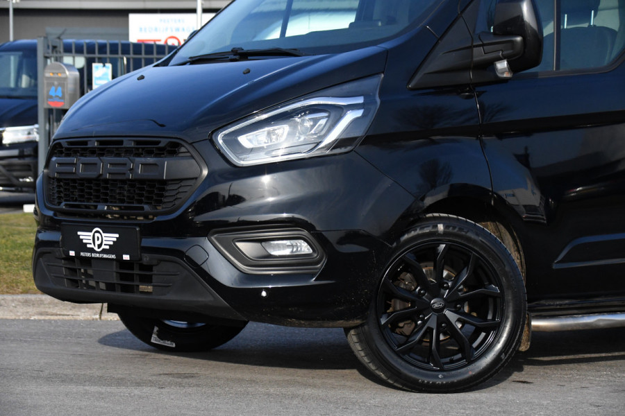 Ford Transit Custom 300 2.0 TDCI L2H1 Limited Black Edition Camera, Cruise, Carplay, Stoelverwarming, Xenon, 170pk, Sensoren, Uniek!