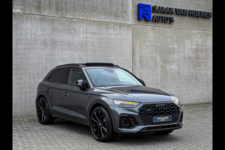 Audi Q5 55TFSI e 367pk Quattro Competition S Edition S-Line 1é Eig|19Dkm|Panoramadak|Luchtvering|HD Matrix|Memory|Virtual|Ambiance