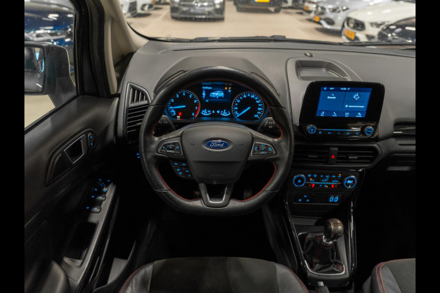 Ford EcoSport 1.0 EcoBoost ST-Line 125PK, Cruise, Clima, Multistuur, Led, Alcantara, PDC, Private Glas, Voll Onderhouden