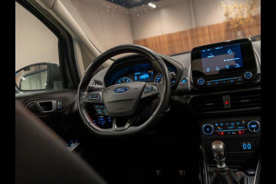 Ford EcoSport 1.0 EcoBoost ST-Line 125PK, Cruise, Clima, Multistuur, Led, Alcantara, PDC, Private Glas, Voll Onderhouden