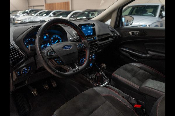 Ford EcoSport 1.0 EcoBoost ST-Line 125PK, Cruise, Clima, Multistuur, Led, Alcantara, PDC, Private Glas, Voll Onderhouden
