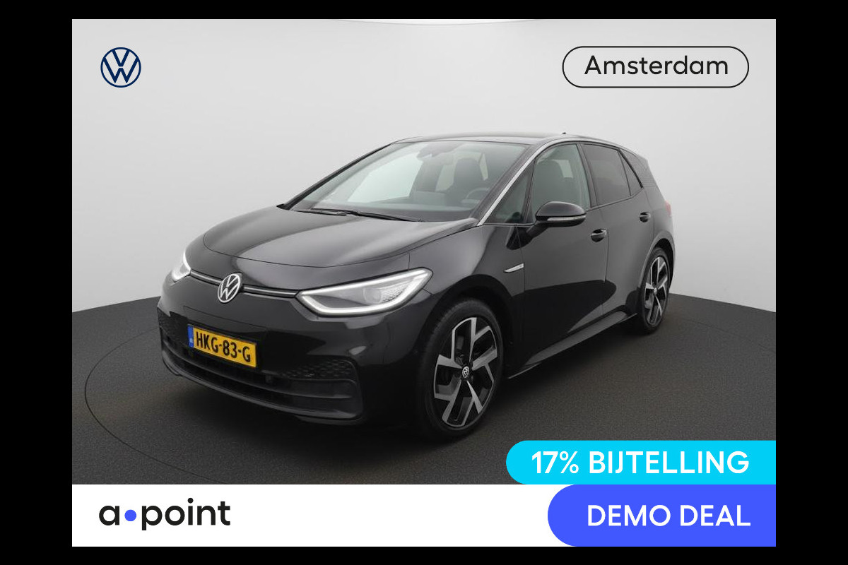 Volkswagen ID.3 Pro Business 59 kWh 231PK | 17% bijtelling* | 19" LM velgen | Navigatie | Parkeercamera | Onderhoud tot 4-4-2030